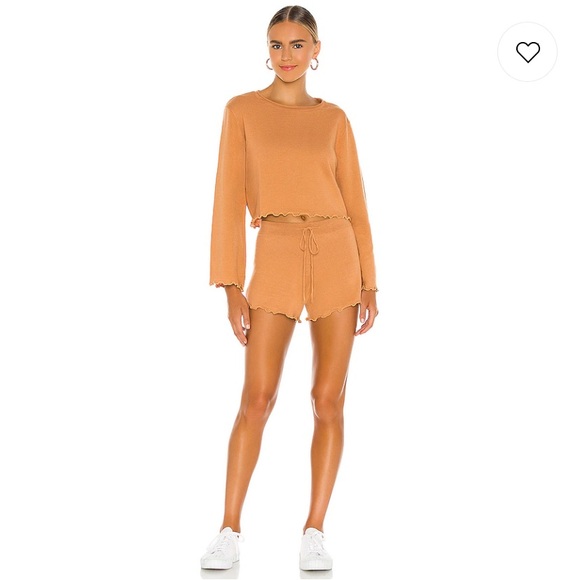 Lovers + Friends Pants - Lovers + Friends Mica Short in Camel